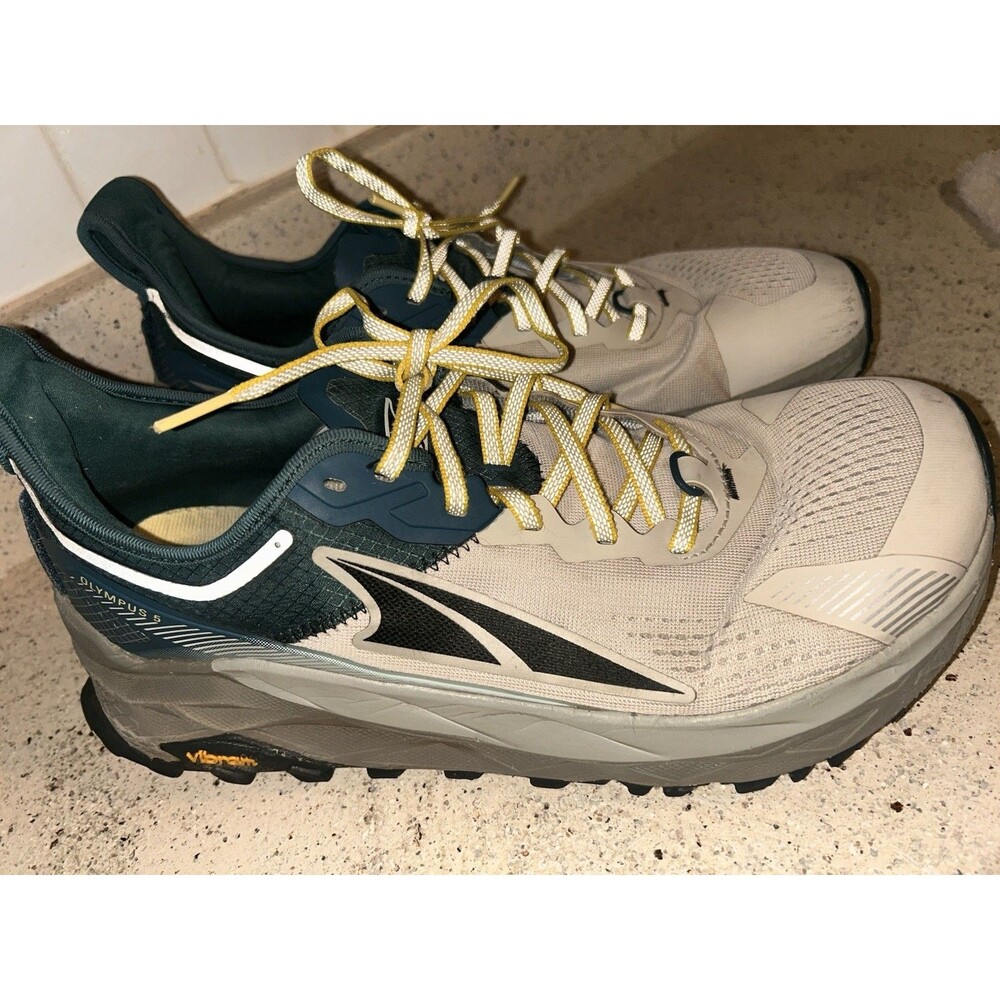 Altra Vibram Olympus 5 Mens Gray Trail Running Shoes US 11 - Picture 3 of 7
